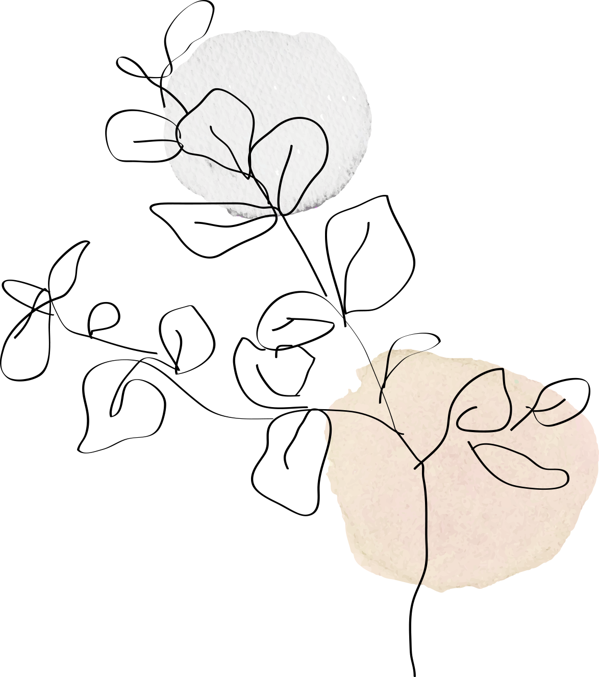 leaf hand-drawn leaf