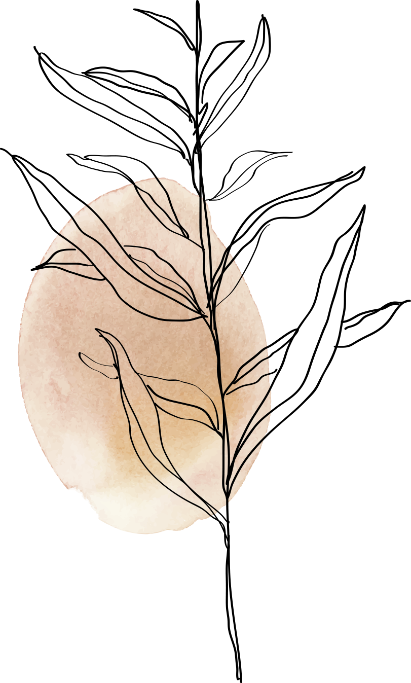 leaf hand-drawn leaf