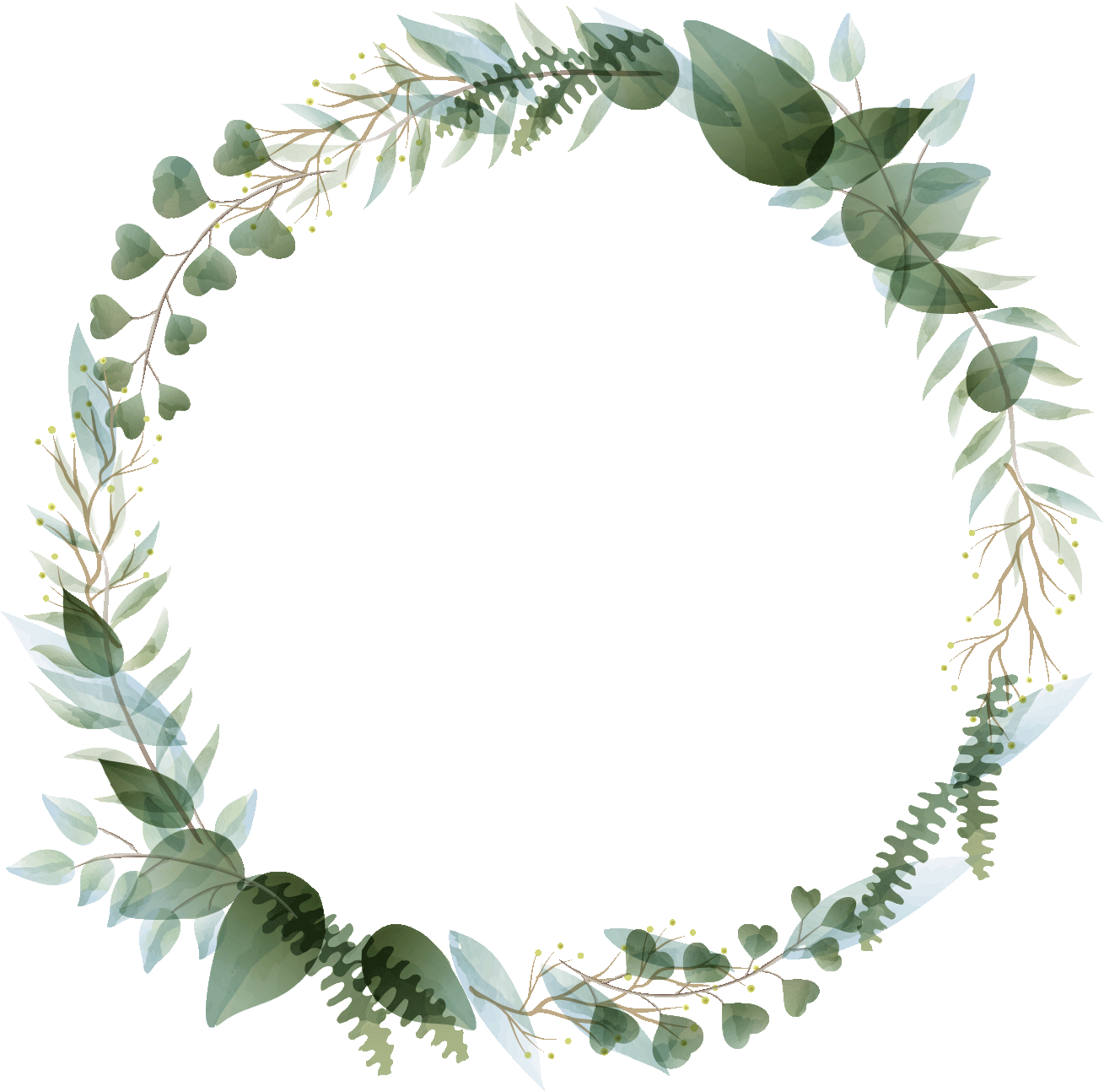 wreath floral wreath hand-drawn wreath