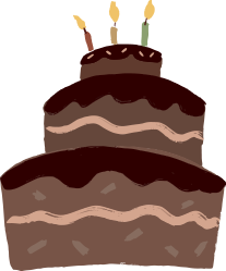 birthday cake candle chocolate multi-layer cake celebration dessert food birthday happy birthday party