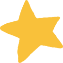 star graphic shape birthday celebration happy birthday party