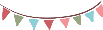 colorful flags banners birthday celebration happy birthday party