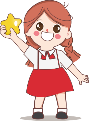 cartoon children student illustration girl