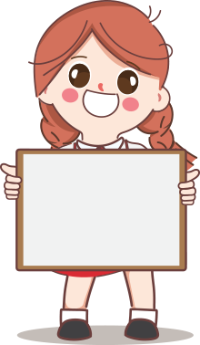 cartoon children student illustration girl