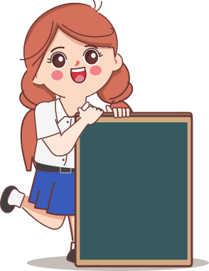 cartoon children student illustration girl