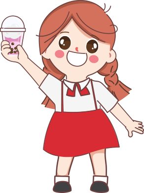 cartoon children student illustration girl