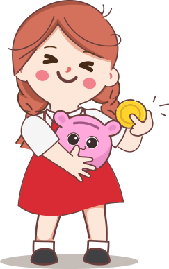 cartoon children student illustration girl