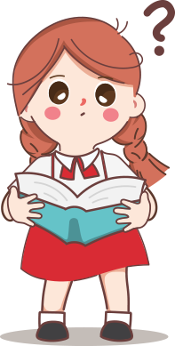 cartoon children student illustration girl