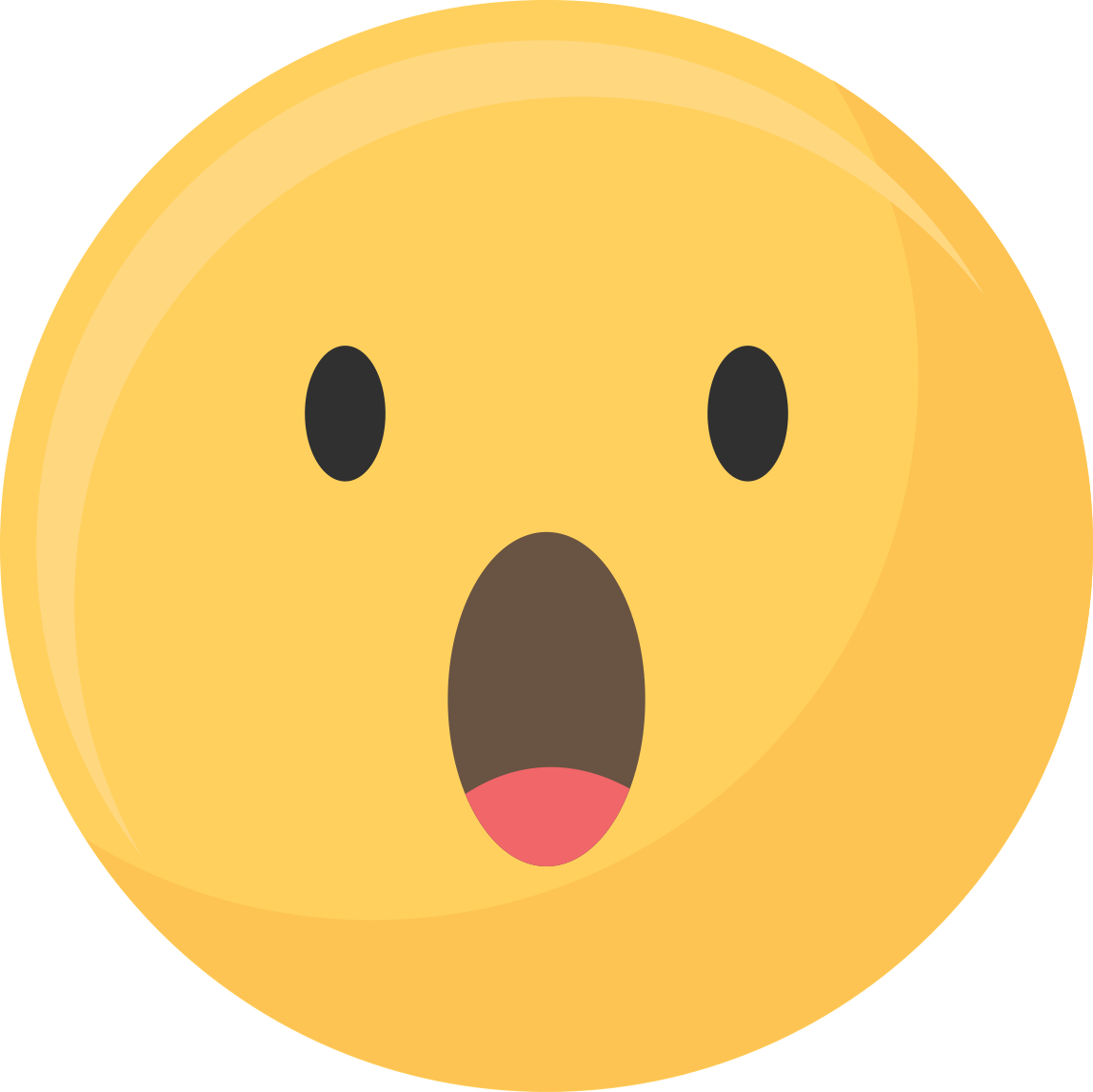 emoji round head yellow head