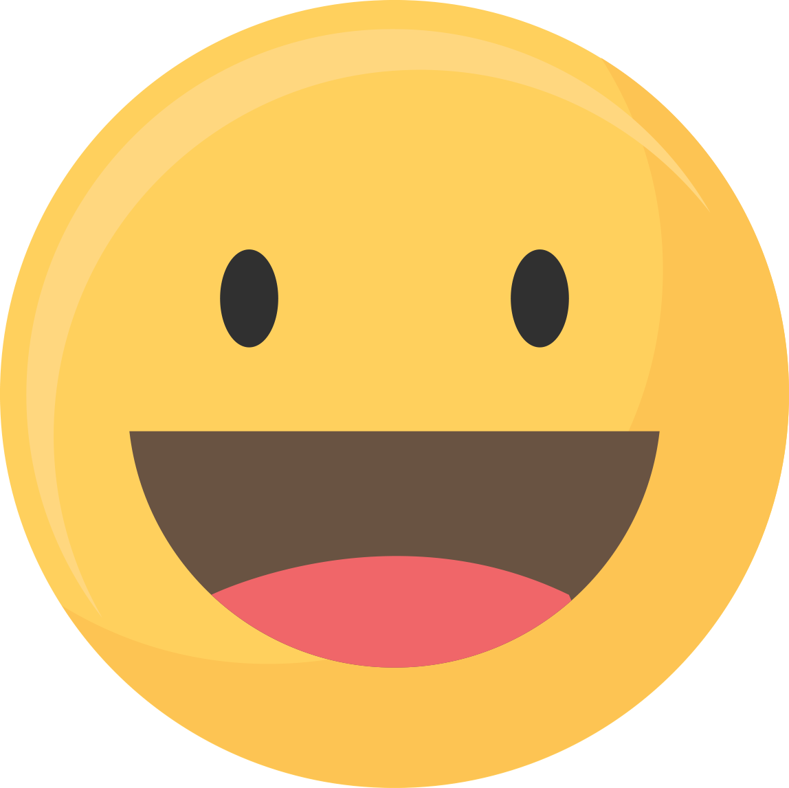 emoji round head yellow head smile happy