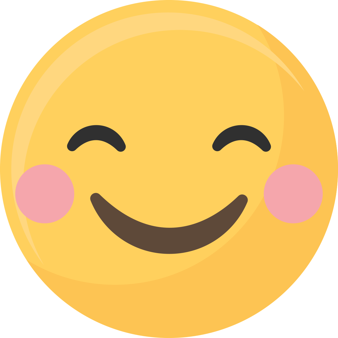 emoji round head yellow head smile happy
