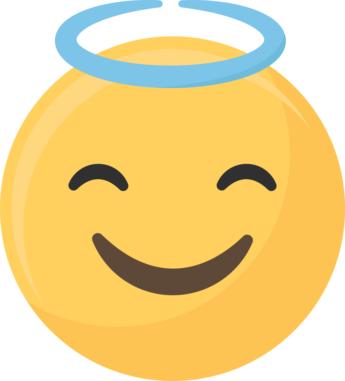 emoji round head yellow head smile