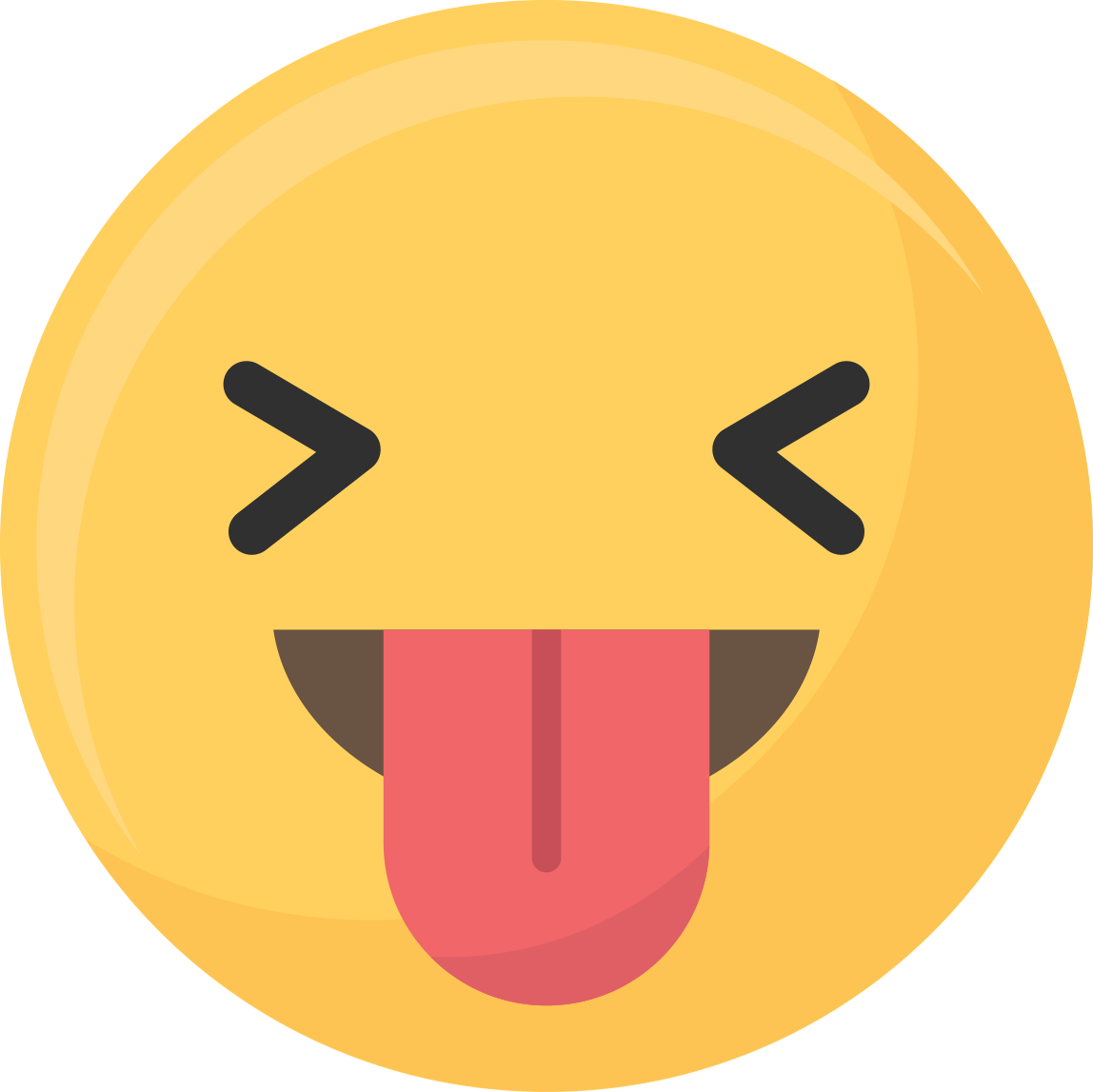 emoji round head yellow head