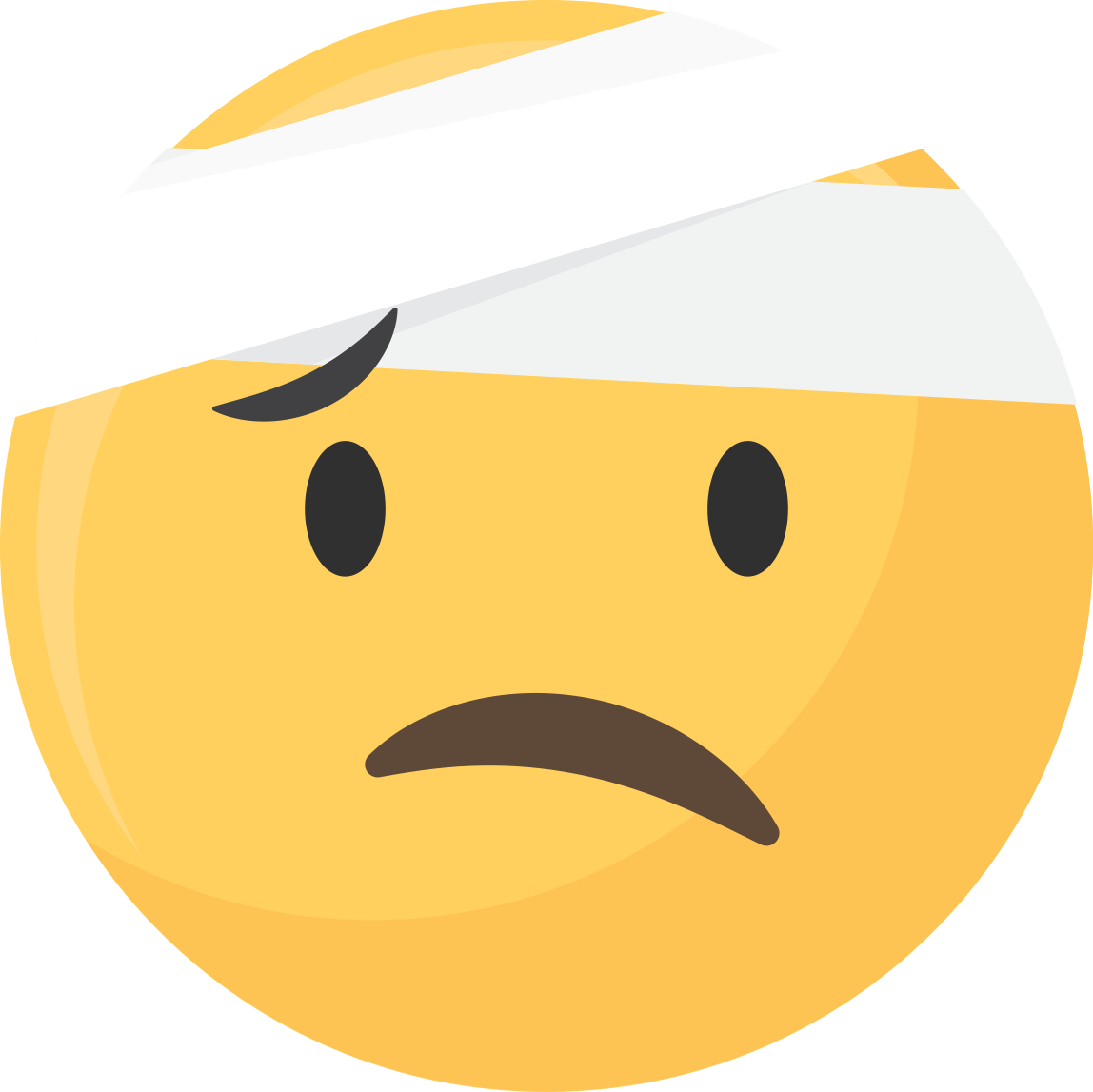 emoji round head yellow head