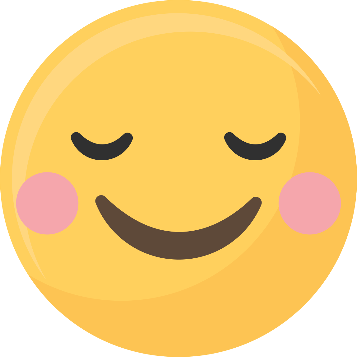 emoji round head yellow head smile happy