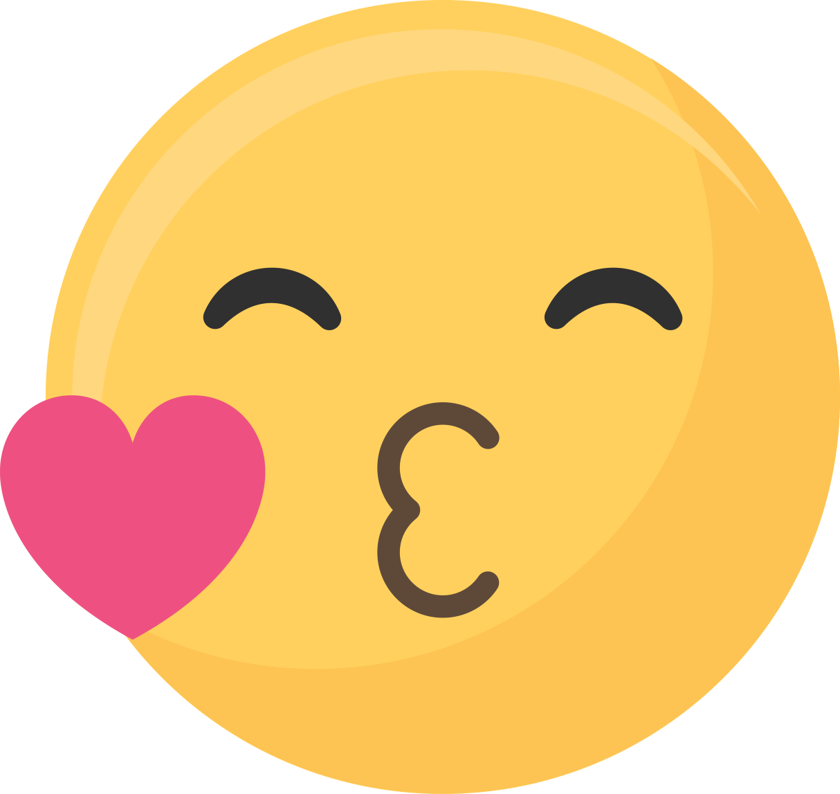 emoji round head yellow head