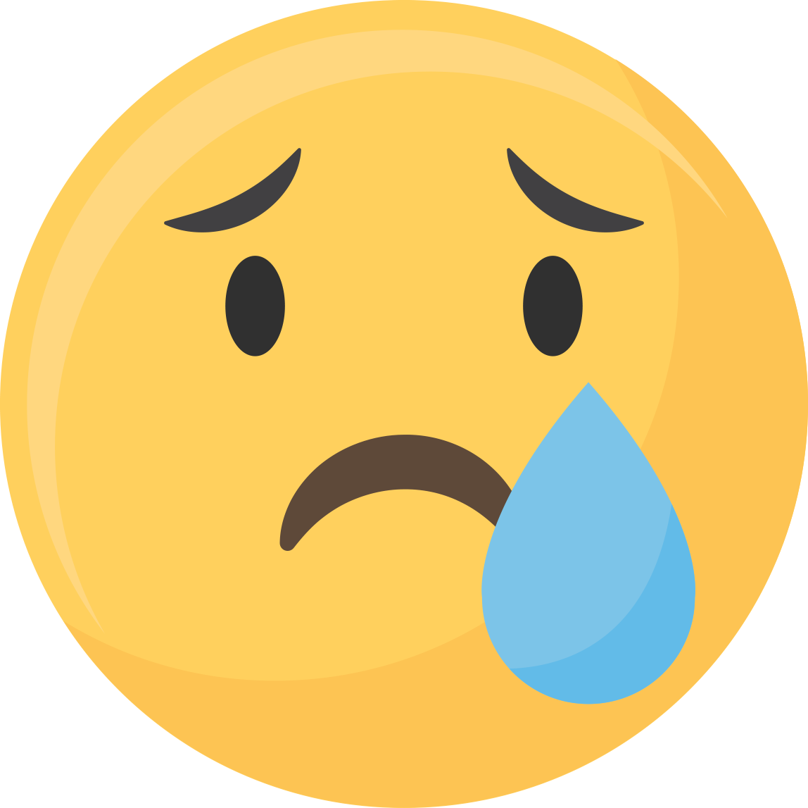 emoji round head yellow head