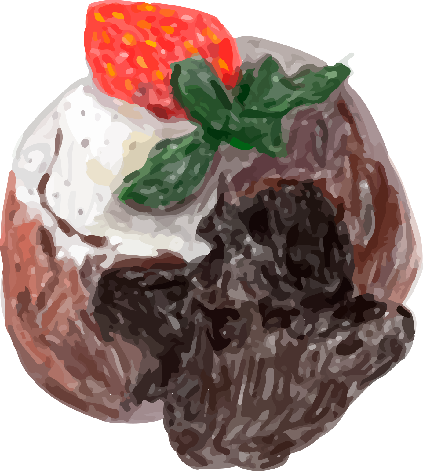 dessert sweets food illustration