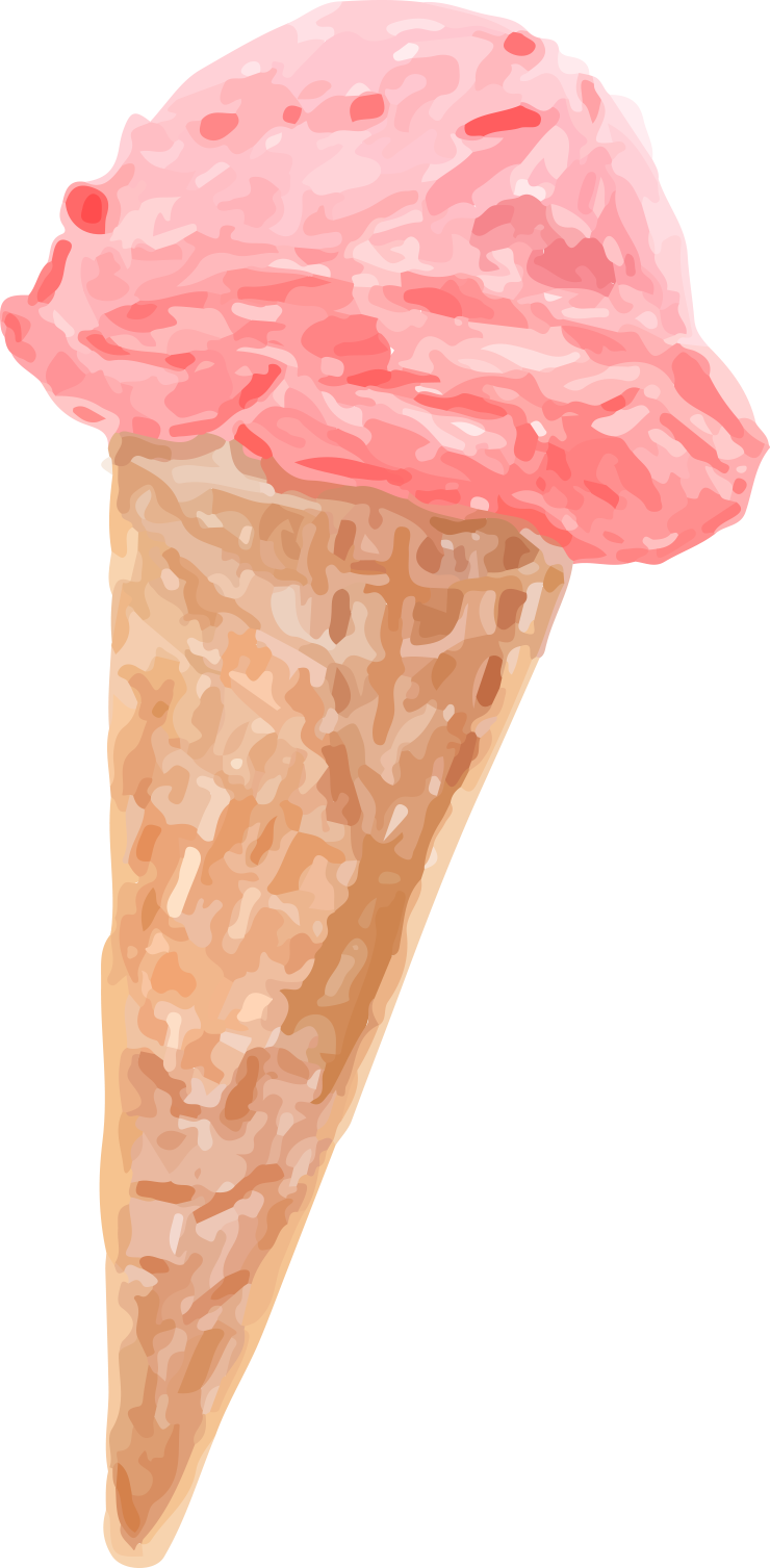 dessert sweets food illustration ice cream cone