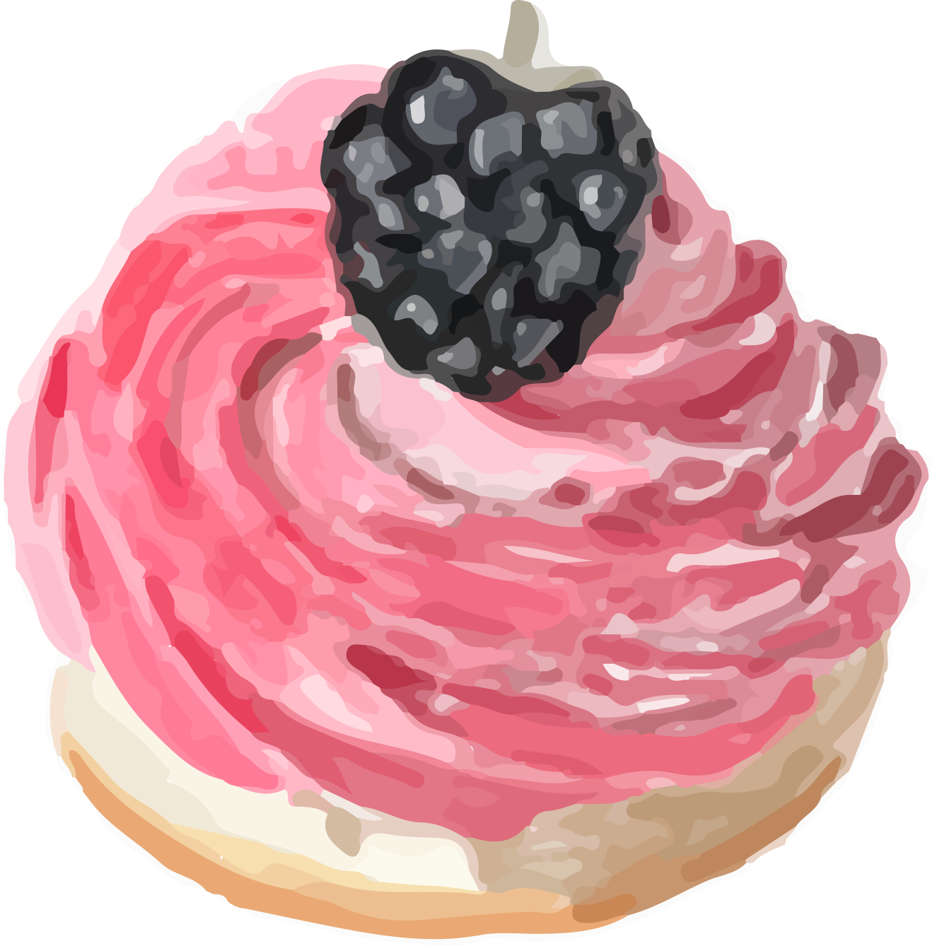 dessert sweets food illustration