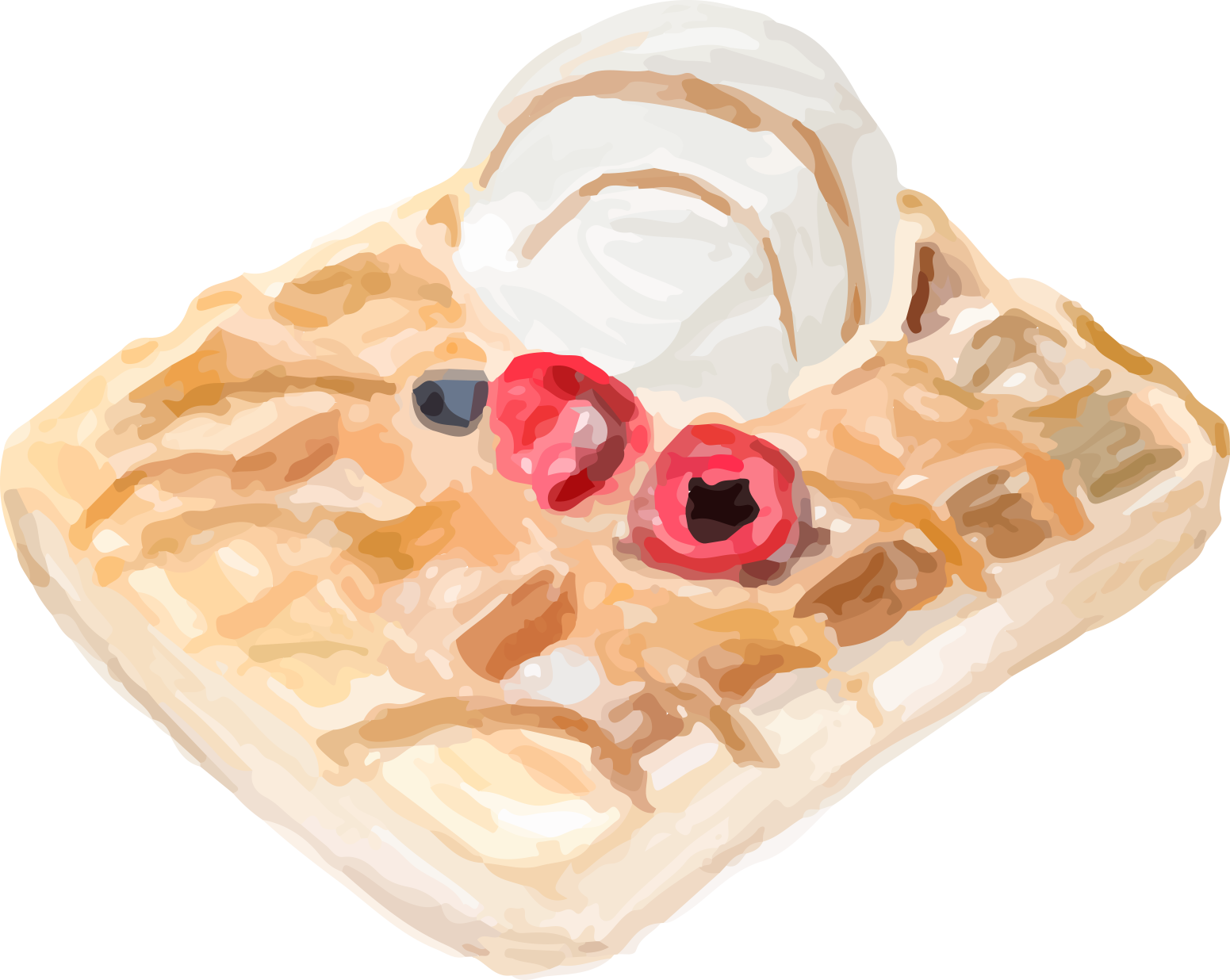 dessert sweets food illustration