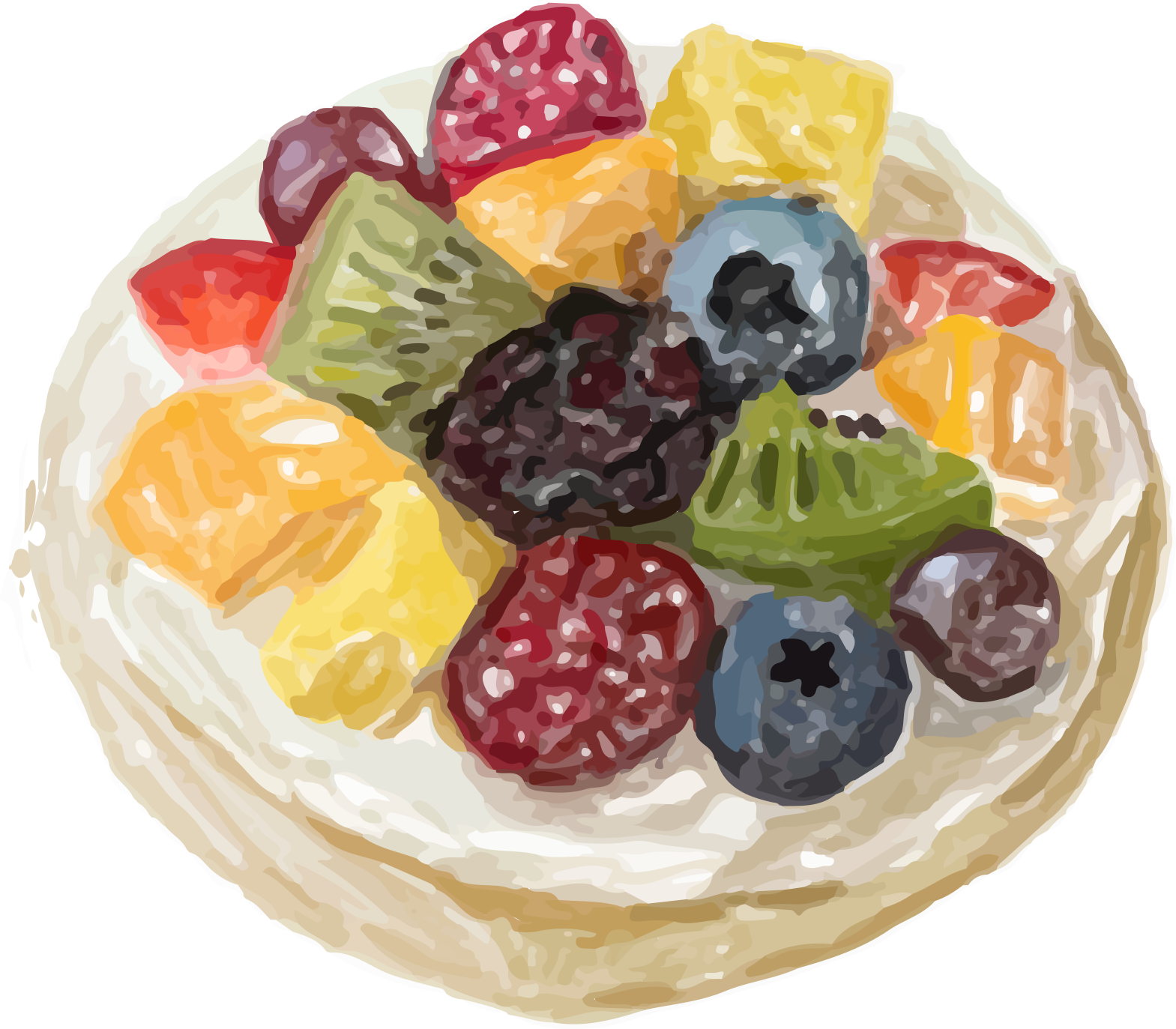 dessert sweets food illustration