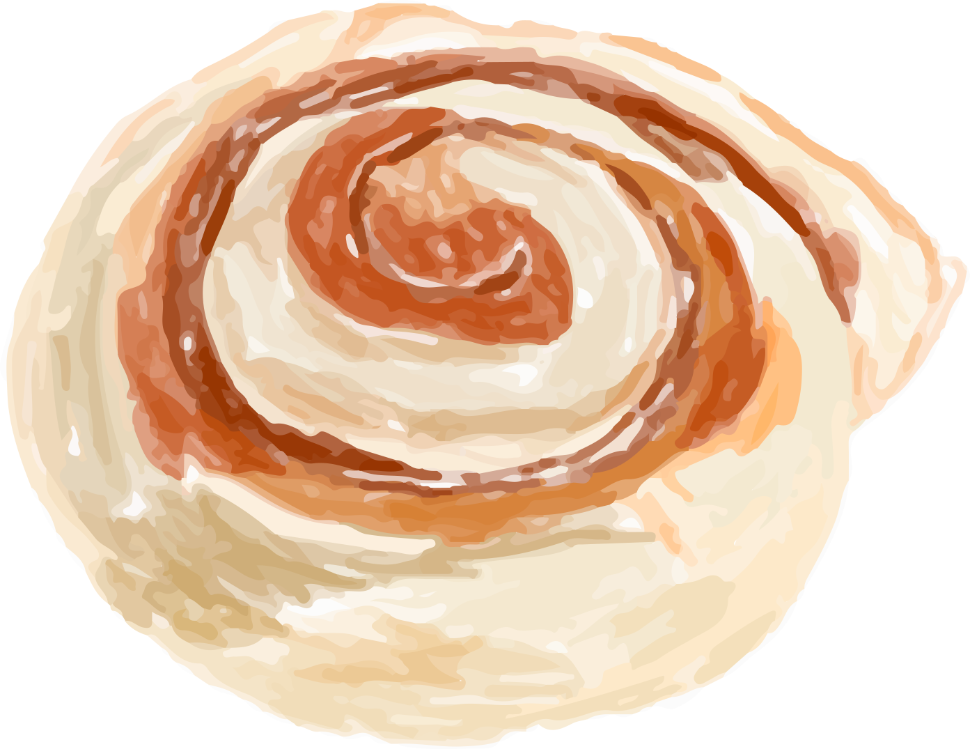 dessert sweets food illustration bread