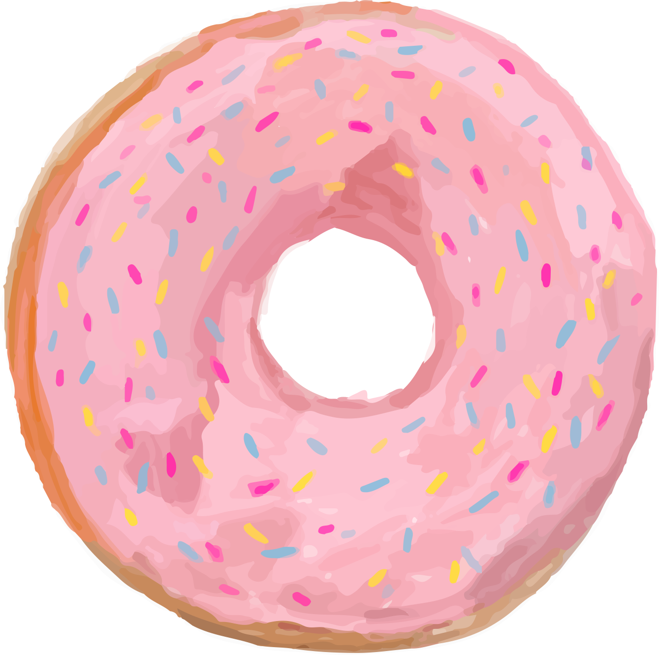 dessert sweets food illustration doughnut
