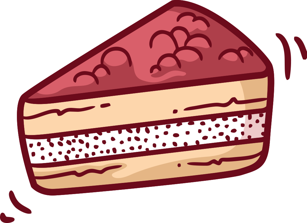 Valentine's Day dessert cake