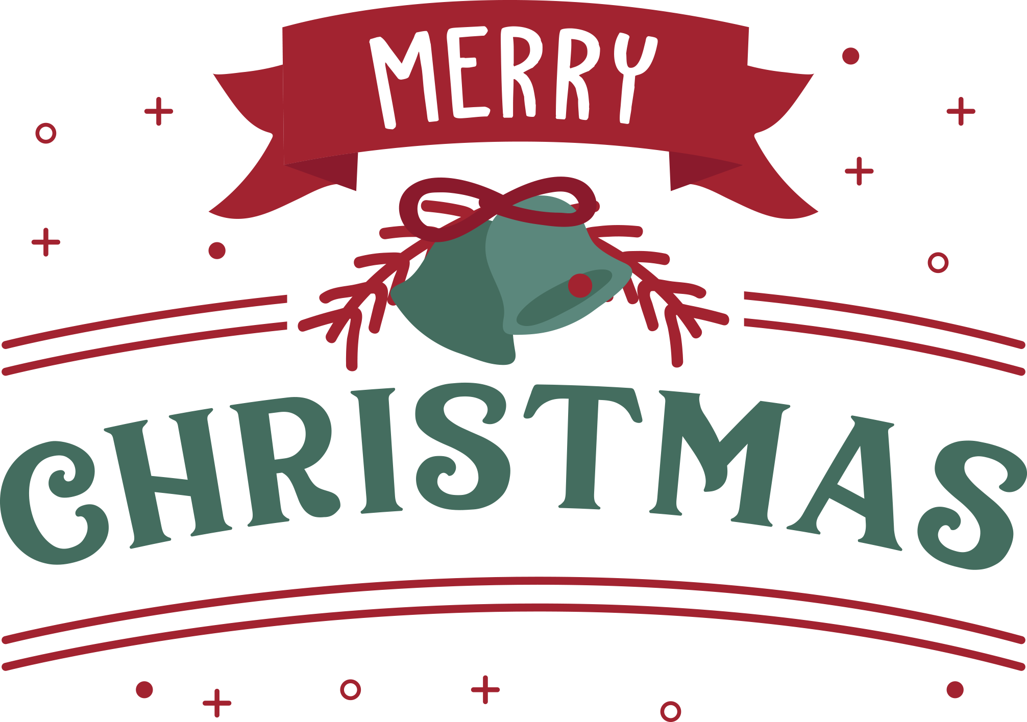 Christmas holiday red bell gift celebration Christmas tree snowflakes Christmas gifts Christmas bells Christmas font