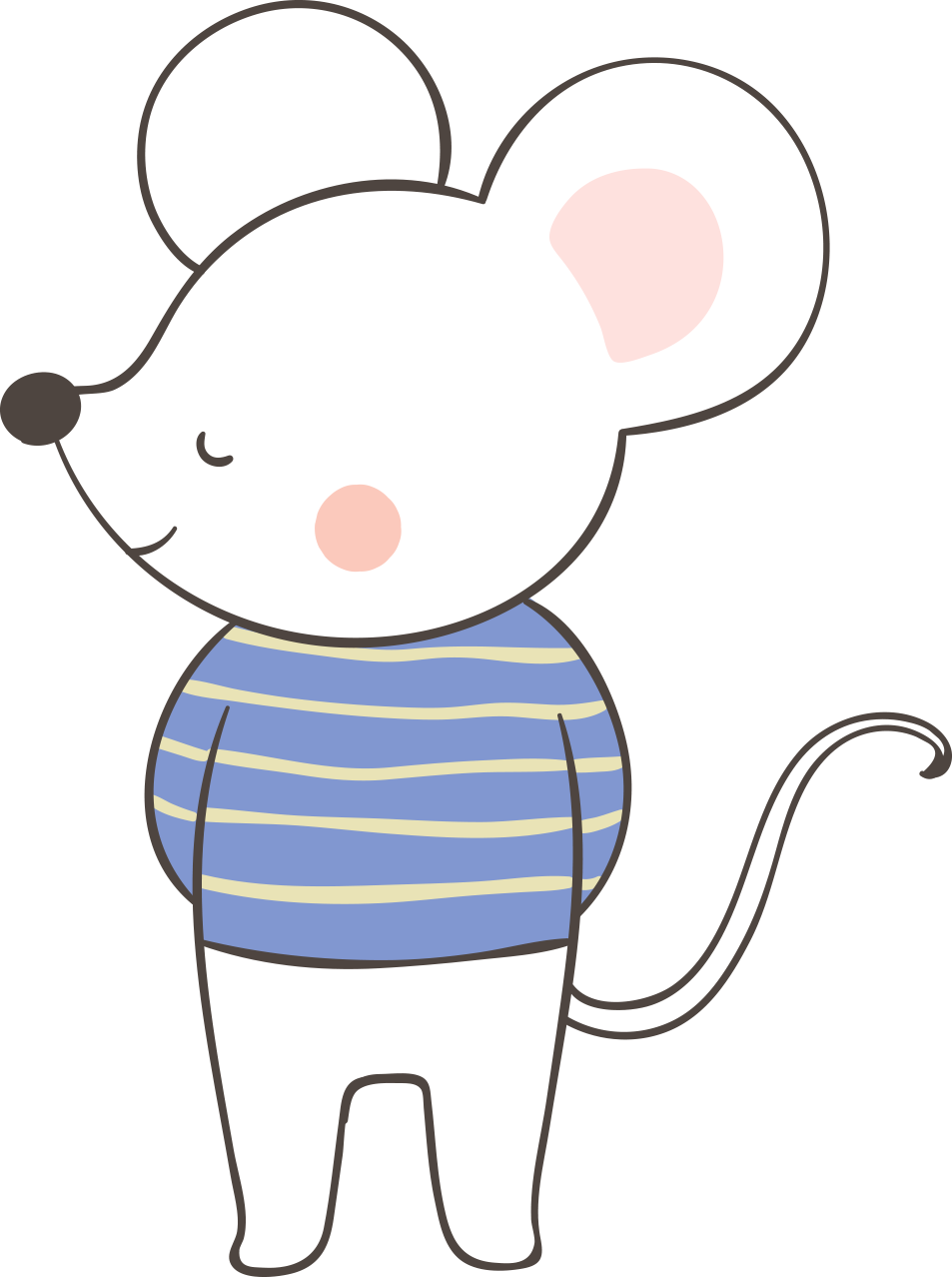 cartoon animals animal illustrations standing rat