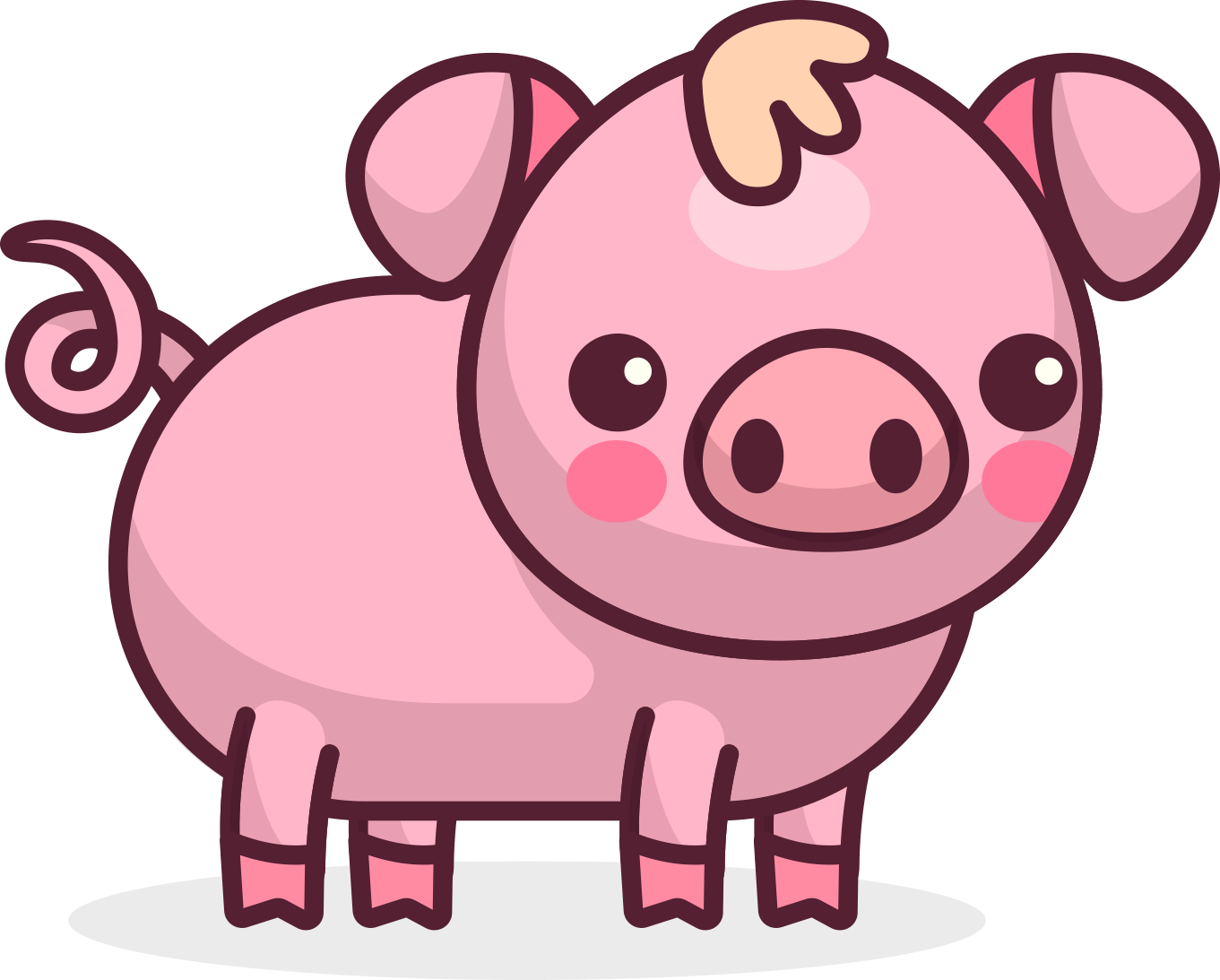 Monochrome illustration hand-drawn flower monochrome plant illustration