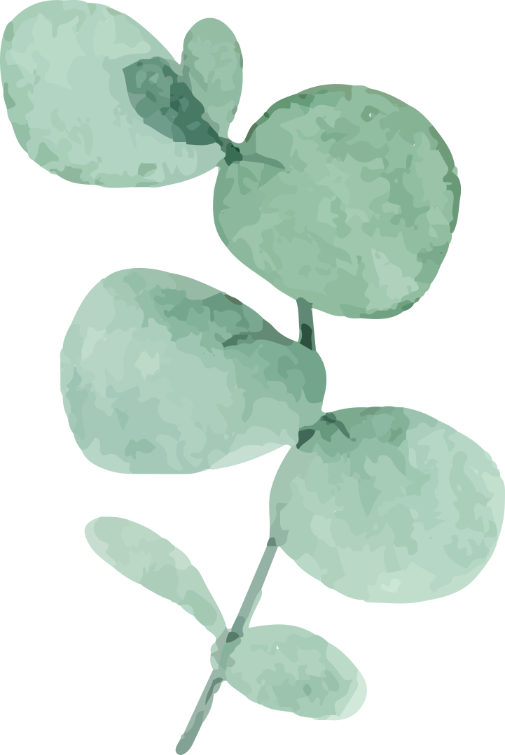 watercolor green plant green leaves